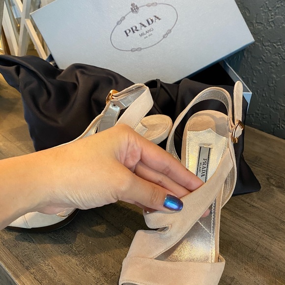 Authentic Prada Nude Heels - Picture 3 of 6